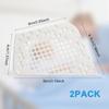 2 Pack Filter Side Cover Compatible with Resmed AirSense 10/AirStart 10/AirCurve 10 19729 Filter Cap for CPAP Autoset VPAP Machines Universal Plastic Replacement White view 2