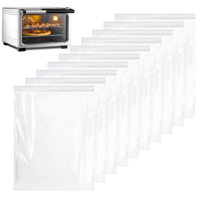 10 Pieces Washing Degreaser Bag for Grate, 2026 No Scrub Soaking Leak-Proof Pouch, Leakproof Oven Rack Cleaner Cover, with Airtight Seal, for Stove Microwave Grilling Toaster Baking Kitchen