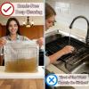 10 Pieces Washing Degreaser Bag for Grate, 2026 No Scrub Soaking Leak-Proof Pouch, Leakproof Oven Rack Cleaner Cover, with Airtight Seal, for Stove Microwave Grilling Toaster Baking Kitchen view 4