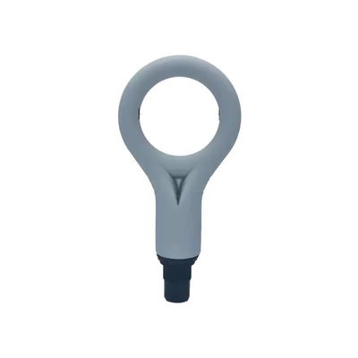 Fascial Massage Soft Silicone Vibration Ring, Fun Modification Adapter with Handheld Massager a Soft Touch(Gray_31MM)