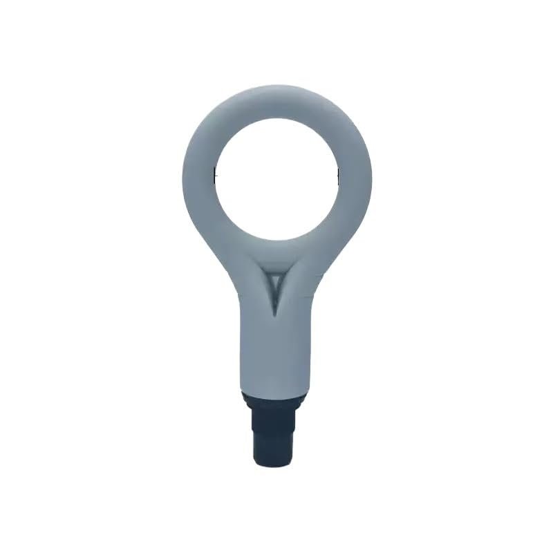 Fascial Massage Soft Silicone Vibration Ring, Fun Modification Adapter with Handheld Massager a Soft Touch(Gray_31MM)