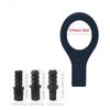 Fascial Massage Soft Silicone Vibration Ring, Fun Modification Adapter with Handheld Massager a Soft Touch(Gray_31MM) view 2