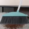 MAGICLULU Heavy Duty Nordic Blue Patio Broom with Long Handle, Reusable Plastic Floor Sweeping Tool for Indoor and Outdoor Cleaning, Suitable for Home and Commercial Use view 4