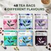 Assorted Tea Gift Set, 48 Tea Bags Sampler Variety Pack, 6 Premium Green & Black Tea Flavors, Individually Wrapped Tea Bags, Rooted Tea Gift Box for Women & Men, Tea Sampler for Birthdays & Tea Lovers view 4