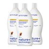 ATTITUDE Dish Soap, EWG Verified, Plant-Based & Vegan Dishwashing Liquid, Naturally Derived, Citrus Zest, 23.7 Fl Oz (Pack of 3) view 1