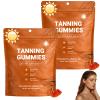 2026 New Tanning Gummies for Women, Tanning Gummies That Work Fast Without Sun, Enhances Natural Tan, Natural Looking Glow, Bronzing, Non-GMO, Vegan & Sugar Free - 60 Count (2 Pack) view 1