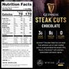Guinness Steak Cuts, Variety Pack, 6 Pack (2.5 Ounce Bags) Original, Chocolate and Coffee Flavors - Tender Real Steak Snack Marinated in Guinness 0.0 - Jerky Beef Snack, High Protein, No Nitrates, Clean Ingredients view 2