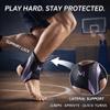 2 PCS Ankle Support Brace for Men & Women, Breathable Compression Sleeve with Adjustable Wrap Straps, Lightweight Stabilizing Support for Basketball, Running, Fitness & Daily Wear (Green) view 2