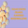 Sugar Coated Marshmallow Candy Orange Marshmallows, Sugar Covered Chewy Candy 6 Ounce view 2