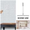 VICASKY 360 Rotating T-Handle Squeegee for Shower Glass Doors and Bathroom Mirrors, Mini Floor and Window Squeegee with Gray Silicone Blade for Home Cleaning view 4