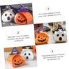 Abaodam 20pcs Halloween Pumpkin Candy Boxes Handheld Treat Bags Party Favor Storage Packaging for Spooky Halloween Candy Wrapping view 3