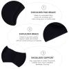 iplusmile Black Xl Shoulder Support Strap Brace Sports Shoulder Protector with Warmth for Men and Women Breathable Double Pad for Fitness and Injury Relief view 3