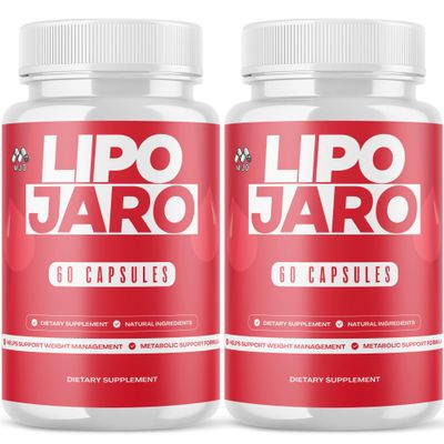 (2 Pack) Lipojaro Capsules, Official Lipo Jaro Pills with Natural Ingredients, Advanced Formula Health & Wellness Support Vitamin, Max Strength Active Lifestyle Multivitamin Supplement (120 Capsules)