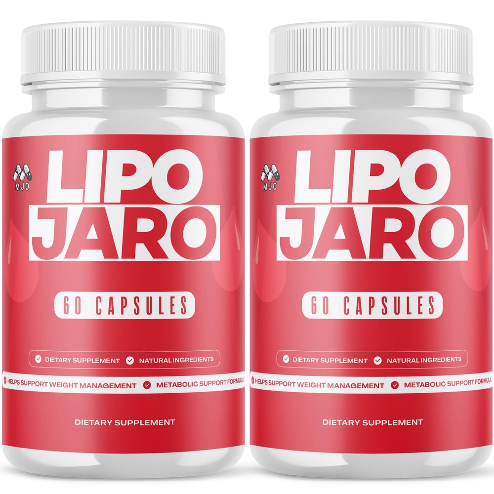 (2 Pack) Lipojaro Capsules, Official Lipo Jaro Pills with Natural Ingredients, Advanced Formula Health & Wellness Support Vitamin, Max Strength Active Lifestyle Multivitamin Supplement (120 Capsules)