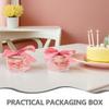LIFKOME 12pcs Pink Ribbon Bow Boxes with Lid, Small Candy Storage Containers for Wedding, Birthday, Party Favor, Holiday Packaging view 3