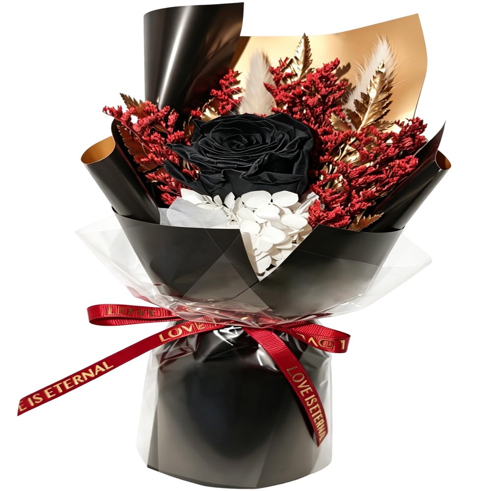 Preserved Flowers Bouquet,Flowers For Delivery,Black Rose Bouquets,Birthday Flowers Gifts For Women Mom Grandma Wife Friends,Real Roses Gift From Daughter ValentineS Day Mothers Day Anniversary