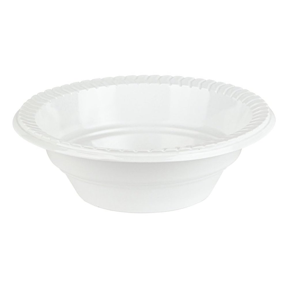 16 oz White Microwave Safe Bowls - Disposable Catering and Party Bowls - Case of 800