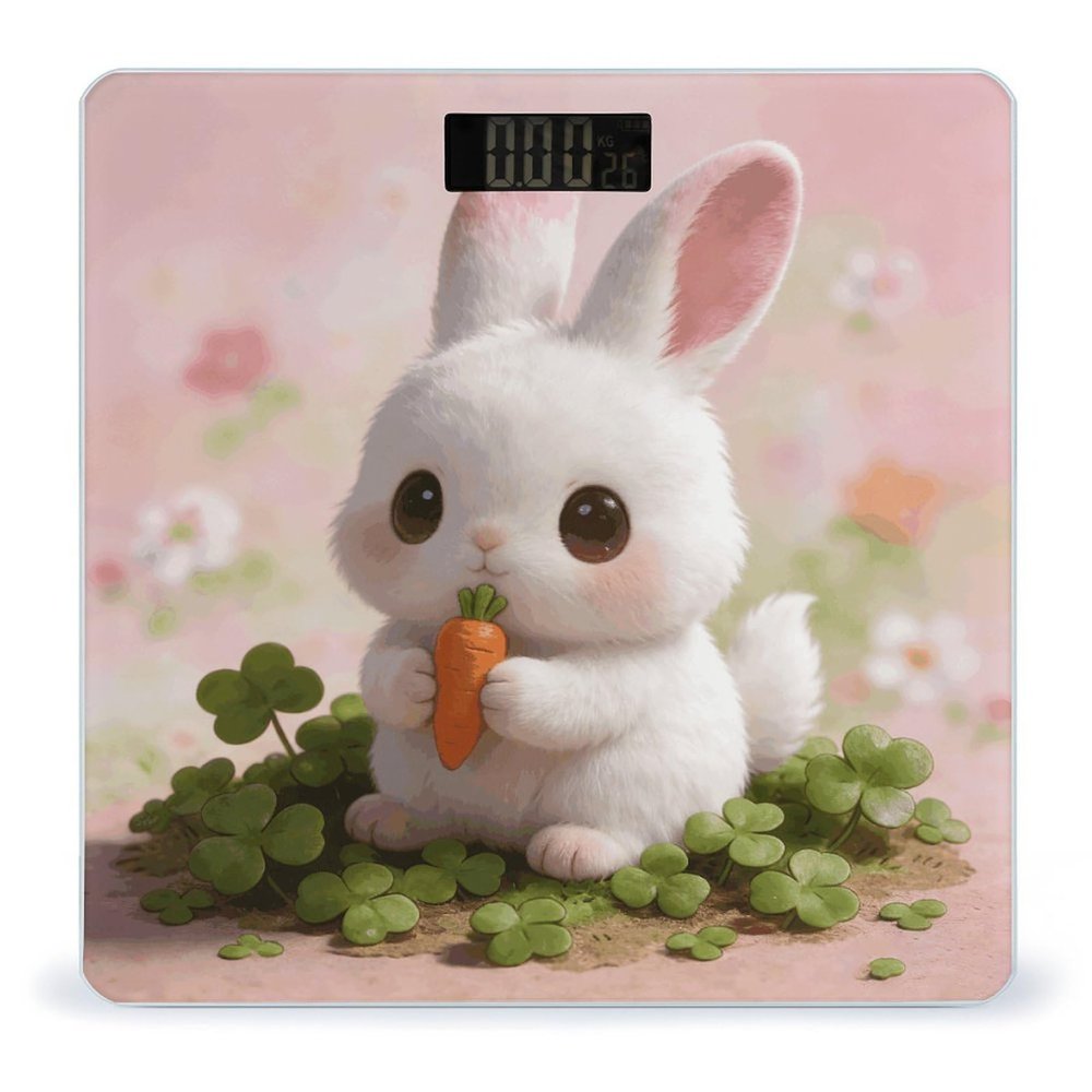 Cute Animal Scale for Body Weight Accurate Digital Bathroom Scale with High-Precision Sensors Large LCD Display Digital Weighing Machine for People 400lb Capacity