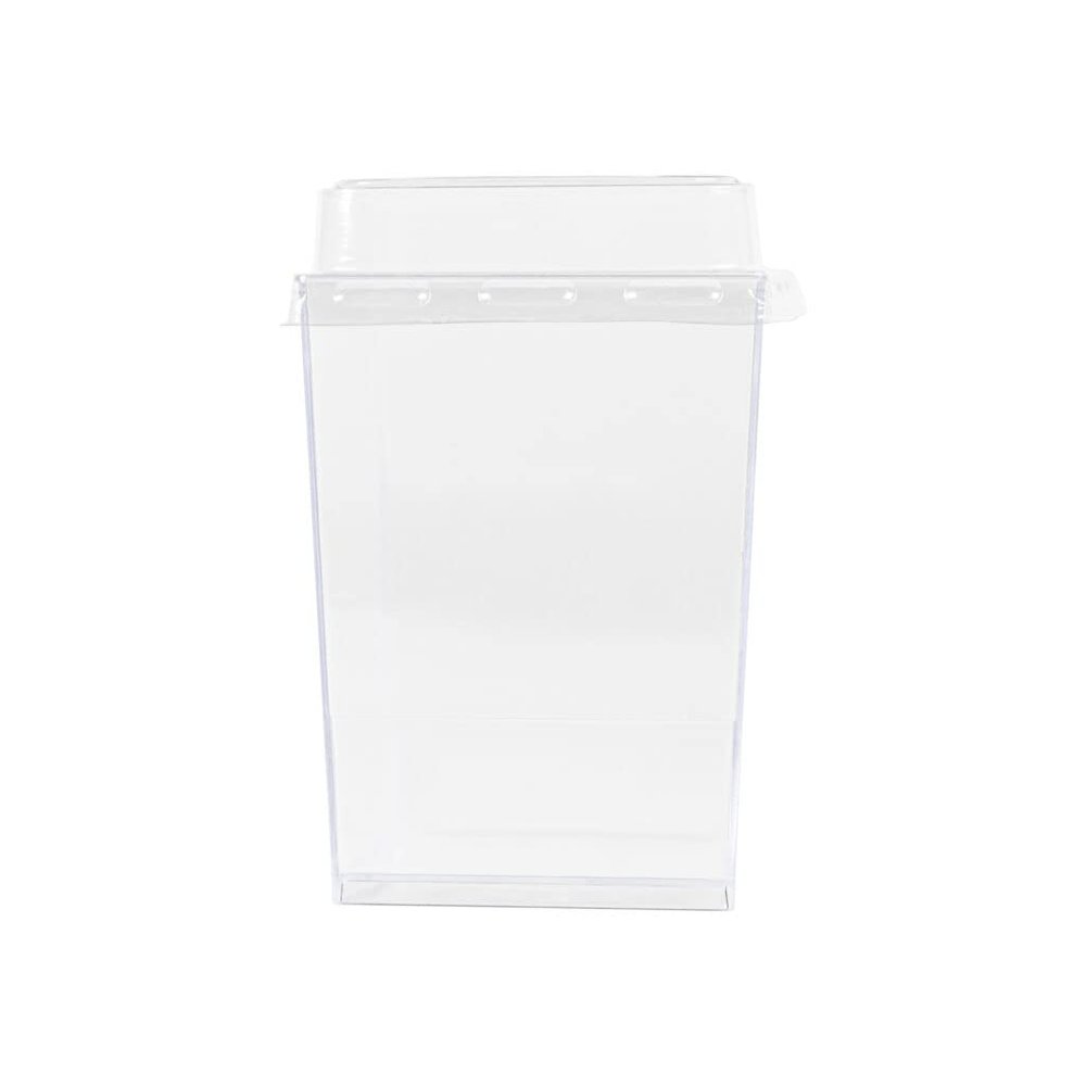Square Cups with Lids - 6 oz, Plastic - Case Pack of 240 - For Desserts, Samples & Meal Prep