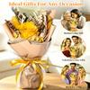 Preserved Flowers Bouquet,Flowers For Delivery,Yellow Rose Bouquets,Birthday Flowers Gifts For Women Mom Grandma Wife Friends,Real Roses Gift From Daughter ValentineS Day Mothers Day Anniversary view 4