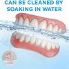 1Pcs Full Set of Silicone Dentures, Complete Moldable False Teeth for Men Women Comfortable view 2