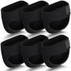 JEWEDECO 3 Pairs Black Large Heel Cups and Heel Pads Cushion for Plantar Fasciitis Gel Inserts for Men and Women Foot Care view 1