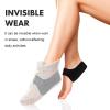 JEWEDECO 3 Pairs Black Large Heel Cups and Heel Pads Cushion for Plantar Fasciitis Gel Inserts for Men and Women Foot Care view 3