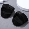 JEWEDECO 3 Pairs Black Large Heel Cups and Heel Pads Cushion for Plantar Fasciitis Gel Inserts for Men and Women Foot Care view 4