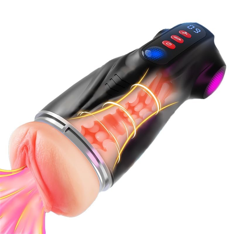 2026 New Edition Hands Free Male Masterburbatar, 9X Speed & Extension Adjustment & Foldable Handle J3785Z