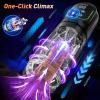 2026 Efficient Version Hands Free Male Masterburbatar, 9X Speed & Extension Adjustment & Foldable Handle f7845r (Black) view 2