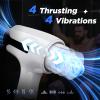 2026 Enhanced Mode Hands Free Male Masterburbatar, 9X Speed & Extension Adjustment & Foldable Handle A4792P view 3