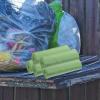 UKCOCO Corn Starch Trash Bags 100pcs 50x60cm Light Green Home Kitchen Disposable Waste Bags for Food Waste Separation view 4