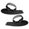 DIYEAH 2 Pcs Separators for Bunion Adjustable Single-hole Spacers with Cushions Black Left and Right for Foot Alignment view 1