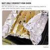 GOOHOCHY Multi-function Aluminum Foil Sheets 50pcs 30x20cm Precut Tin Foil for Baking, Roasting, Grilling, and Household Food Storage in Oven and Kitchen Use view 3