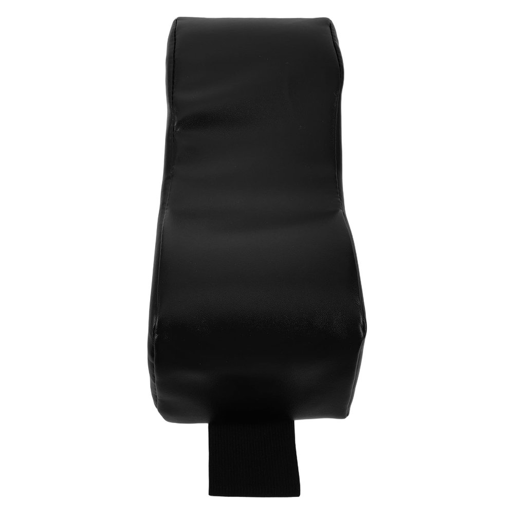 GAROZATION Wheelchair Headrest Cushion with Adjustable Strap Waterproof Neck Pillow for Seniors Head and Neck Support Wheelchair Accessory Black