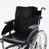 GAROZATION Wheelchair Headrest Cushion with Adjustable Strap Waterproof Neck Pillow for Seniors Head and Neck Support Wheelchair Accessory Black view 4