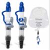 The BobTail Coloplast Urostomy Bag Drainage Connector Kit, Ostomy Supplies with Valve & Cap for Urine Bags, Urinary Drainage Bag Accessory Compatible with Coloplast Ostomy Bags & Urostomy Systems view 1