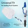 The BobTail Coloplast Urostomy Bag Drainage Connector Kit, Ostomy Supplies with Valve & Cap for Urine Bags, Urinary Drainage Bag Accessory Compatible with Coloplast Ostomy Bags & Urostomy Systems view 4