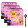 High Protein Baked Snack Bars, Strawberry Strudel Flavor, 12 Bars 1.62 oz each (Pack of 3) Soft Chewy Protein Snack with Dumbass Coffee Gem Spoon (Strawberry Strudel) Gem Spoon view 1