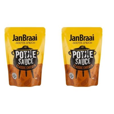 Welkom Famous Spoon with Jan Braai Classic Chicken Potjie Sauce|400g|2pack