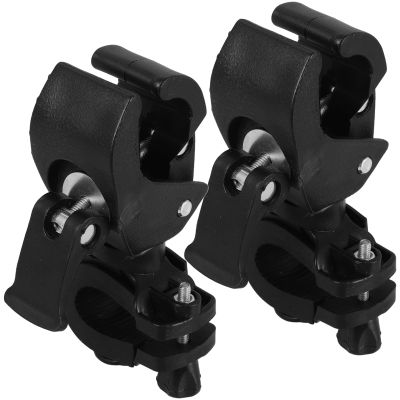 VALICLUD Wheelchair Cane Holder Crutch Bracket 2pcs Adjustable Rotatable Portable Cane Organizer for Walker Mobility Scooter Accessories