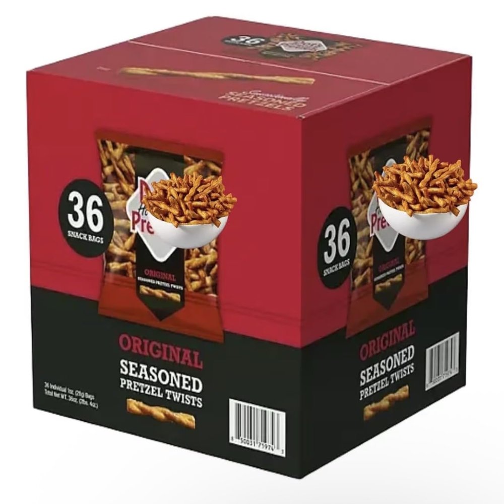 Dots Home-styles Original Seasoned Pretzel Twist, 36 Individual 1oz Snack Bags, Baked Crunchy Snacks, No Artificial Flavors Wholesome, Crunchy, Healthy Kids, and Adults Snacks