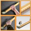 KICHOUSE Bathroom Grab Bar 34cm Natural Wood Non-Slip Handrail for Shower and Toilet Safety Support Bar for Seniors and Disabled Users view 3