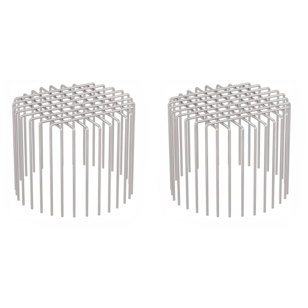 BE-TOOL 2 Pcs Downspout Gutter Guard 304 Stainless Steel Adjustable Gutter Guard Drain Cover Downspout Strainer Anti-Clogging Filter for Leaves Rodents Protection (160mm / 6.3in)
