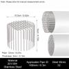 BE-TOOL 2 Pcs Downspout Gutter Guard 304 Stainless Steel Adjustable Gutter Guard Drain Cover Downspout Strainer Anti-Clogging Filter for Leaves Rodents Protection (160mm / 6.3in) view 2