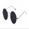 GVBSDvision Retro Sun Reader Oval Tinted Purple, Red, Yellow, Blue, Pink Reading Glass, Anti UV, Reader Glass (Silver Frame Gray Lens, 3.5, x) view 1