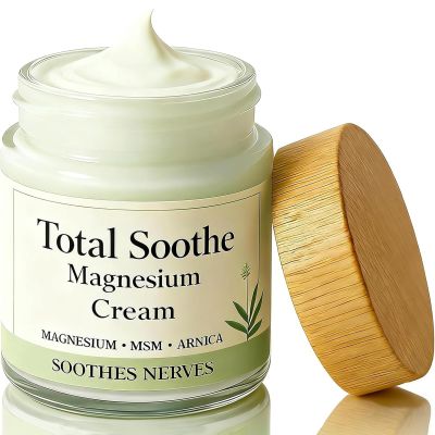 cxuhui Total Relief Soothe Magnesium Cream,2026 New Magnesium Relief Cream with Mineral Delivery Formula, Fast Absorbing, Non-Greasy Topical 60g