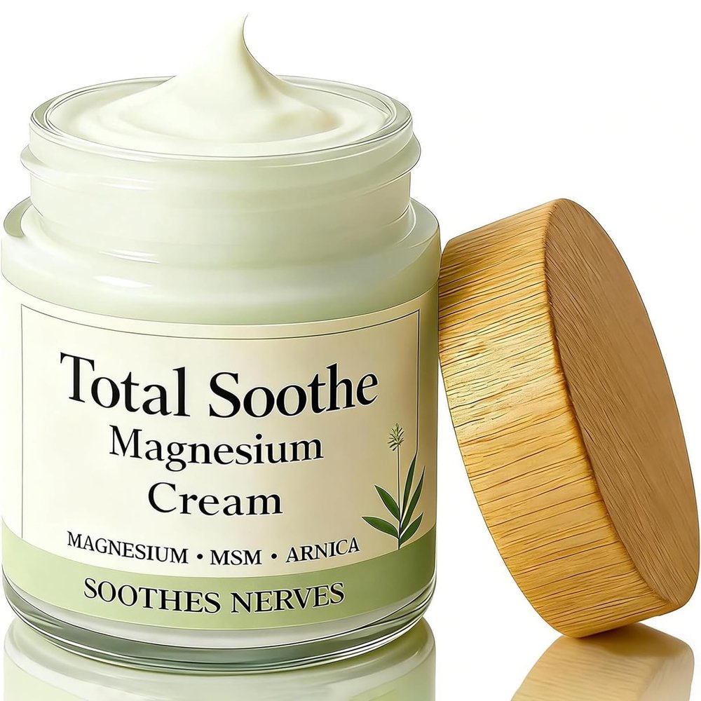 cxuhui Total Relief Soothe Magnesium Cream,2026 New Magnesium Relief Cream with Mineral Delivery Formula, Fast Absorbing, Non-Greasy Topical 60g