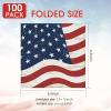 100pcs American Flag Paper Napkins, 4th of July Napkins Disposable Red White and Blue Napkins Luncheon Napkin for 4th of July, Memorial Day, Patriotic Party & Table Decorations 6.5 x 6.5 inch view 3