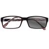 SightPerk Bifocal Photochromic Rectangular Frame Reading Glasses For Men Women Sunglasses Readers (Red, 2.5, x) view 2